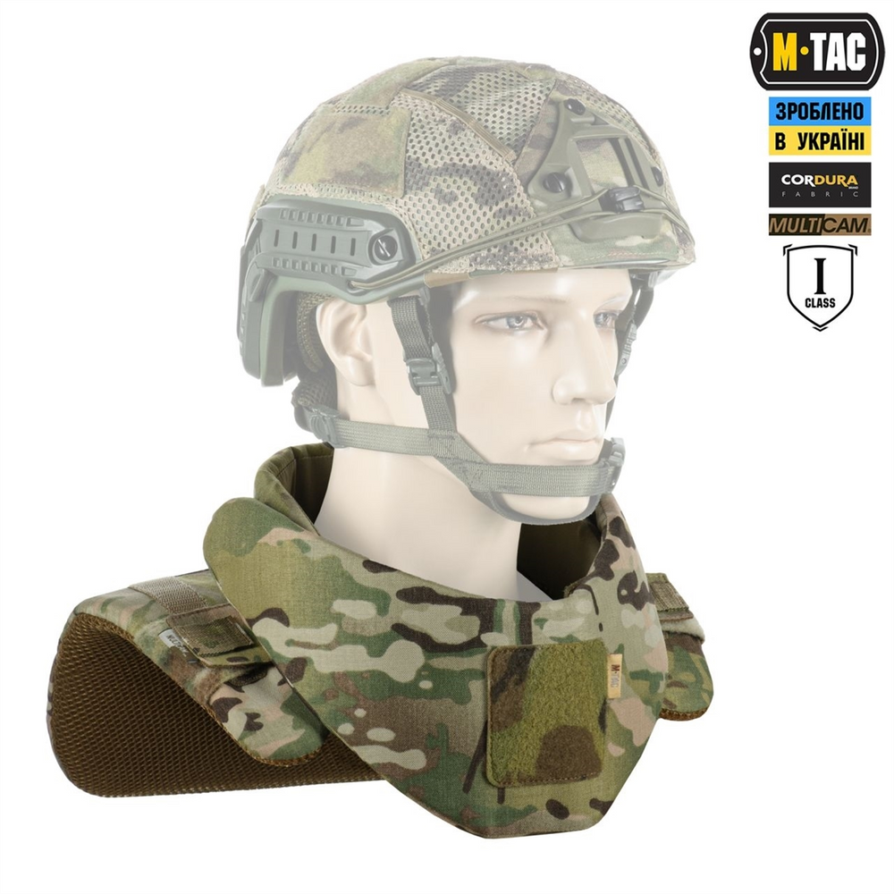 Горжет M-Tac з балістичними пакетами 1 клас захисту Elite Gen.II Зелений (Multicam) 224776 фото