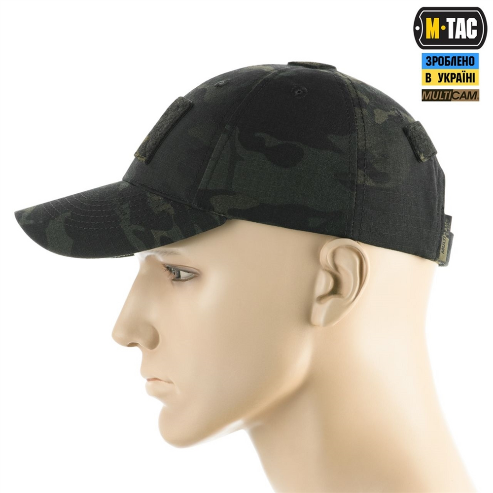 Бейсболка M-Tac Elite NYCO Extreme L/XL (40594208-L/XL) Чорна (Multicam Black) 217529 фото
