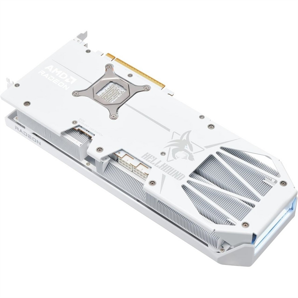 Відеокарта PowerColor AMD Radeon RX 9070 XT 16GB Hellhound Spectral Біла (White) 208242 фото