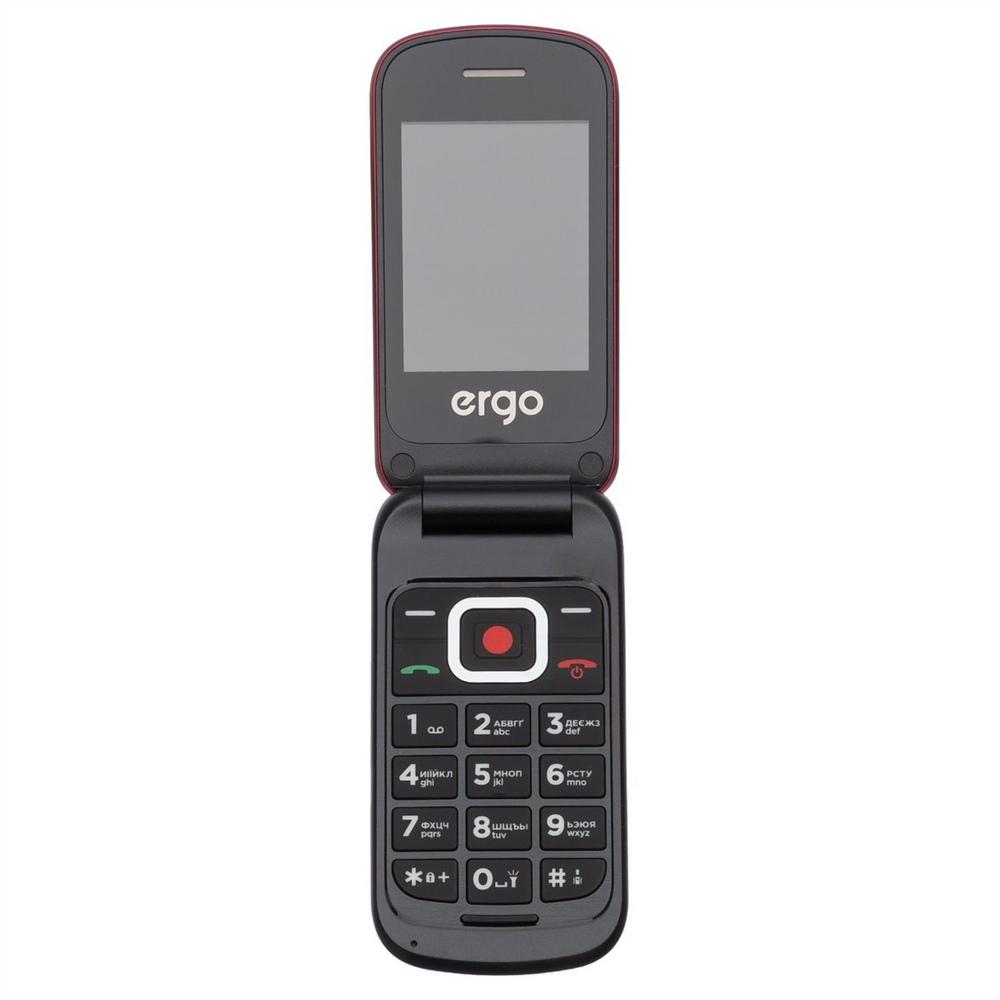Мобільний телефон Ergo F241 Dual Sim Red 121409 фото