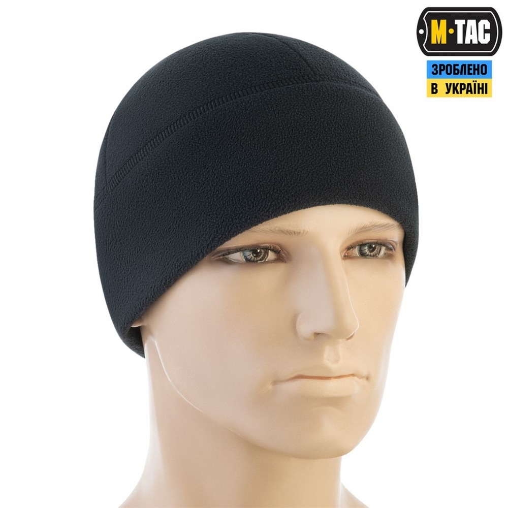 Шапка M-Tac Watch Cap Elite фліс (320г/м2) XL Синя (Dark Navy Blue) 221302 фото