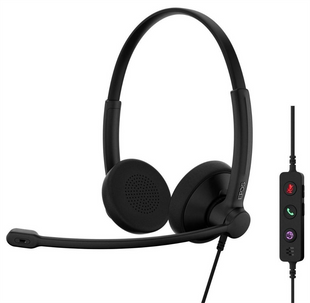Навушники накладні EPOS IMPACT 100 MS Stereo USB-C+A Чорні (Black) 183341 фото