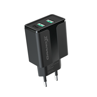 Зарядний пристрій Grand-X CH-15B 2USB 2.1A 86036 фото