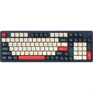 Клавіатура бездротова GamePro Asgard Drakkar Keychron (MK305BL) Super Red Switch Блакитна (Blue) 211384 фото