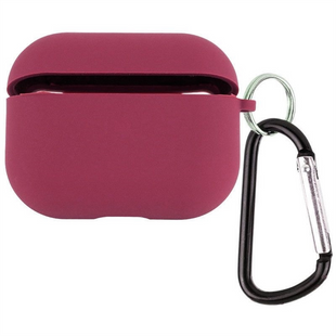 Чохол для навушників AirPods 4/5 Protection Case з мікрофіброю Червоний (Bordo) 193771 фото