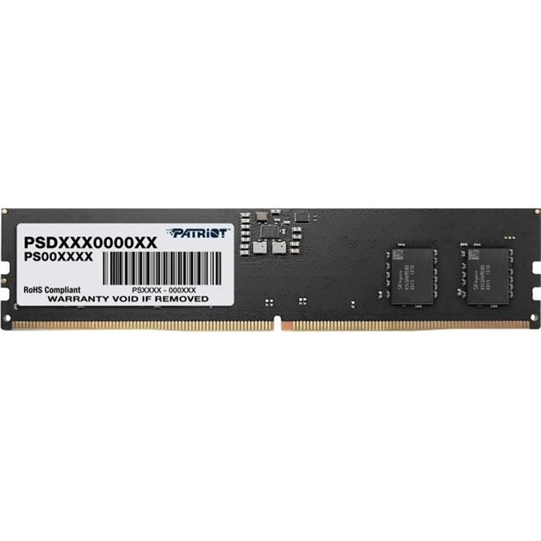 Модуль пам'яті DDR5 2x8GB/5200 Patriot Signature Line (PSD516G5200K) Чорний (Black) 208429 фото