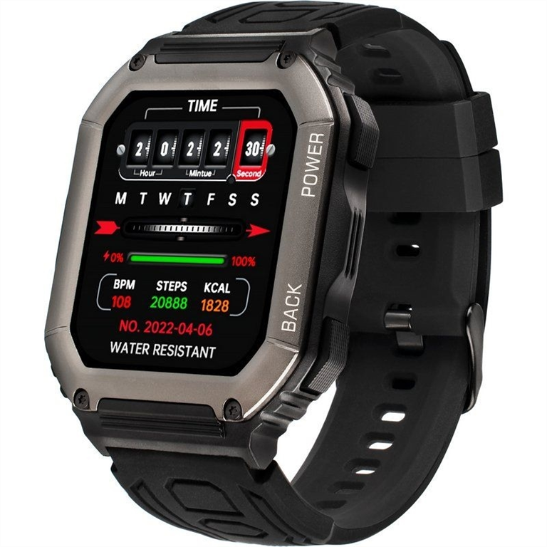 Смарт-годинник Gelius Pro GP-SW007 Tactical Navy IP67 Чорний (Black) 109130 фото