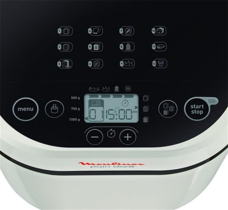 Хлібопіч Tefal PF240E38 Чорний Срібний (Black Silver) 138394 фото