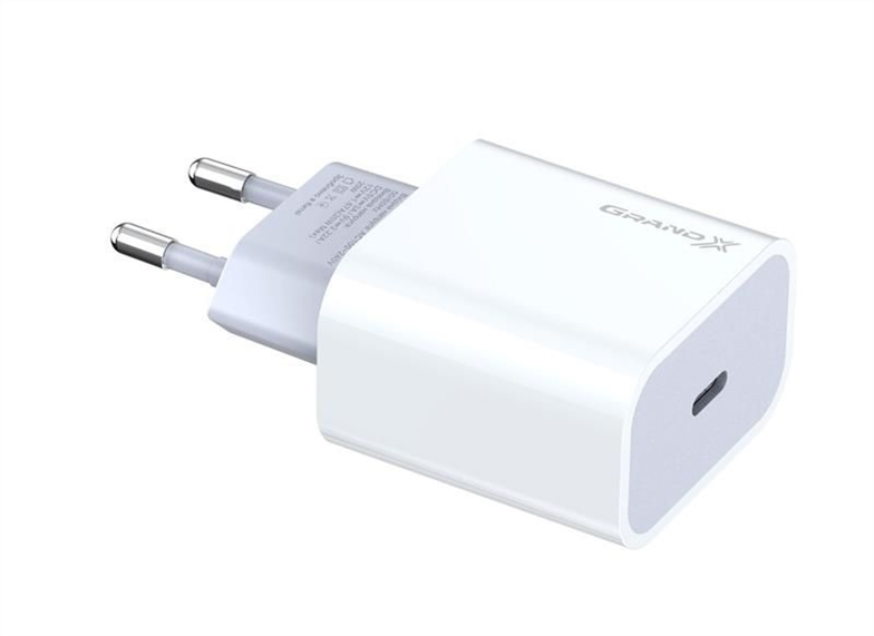 Зарядний пристрій Grand-X CH-770 20W PD 3.0 USB-C для Apple iPhone и Android QC4.0,FC 90586 фото