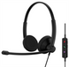 Навушники накладні EPOS IMPACT 100 MS Stereo USB-C+A Чорні (Black) 183341 фото 1