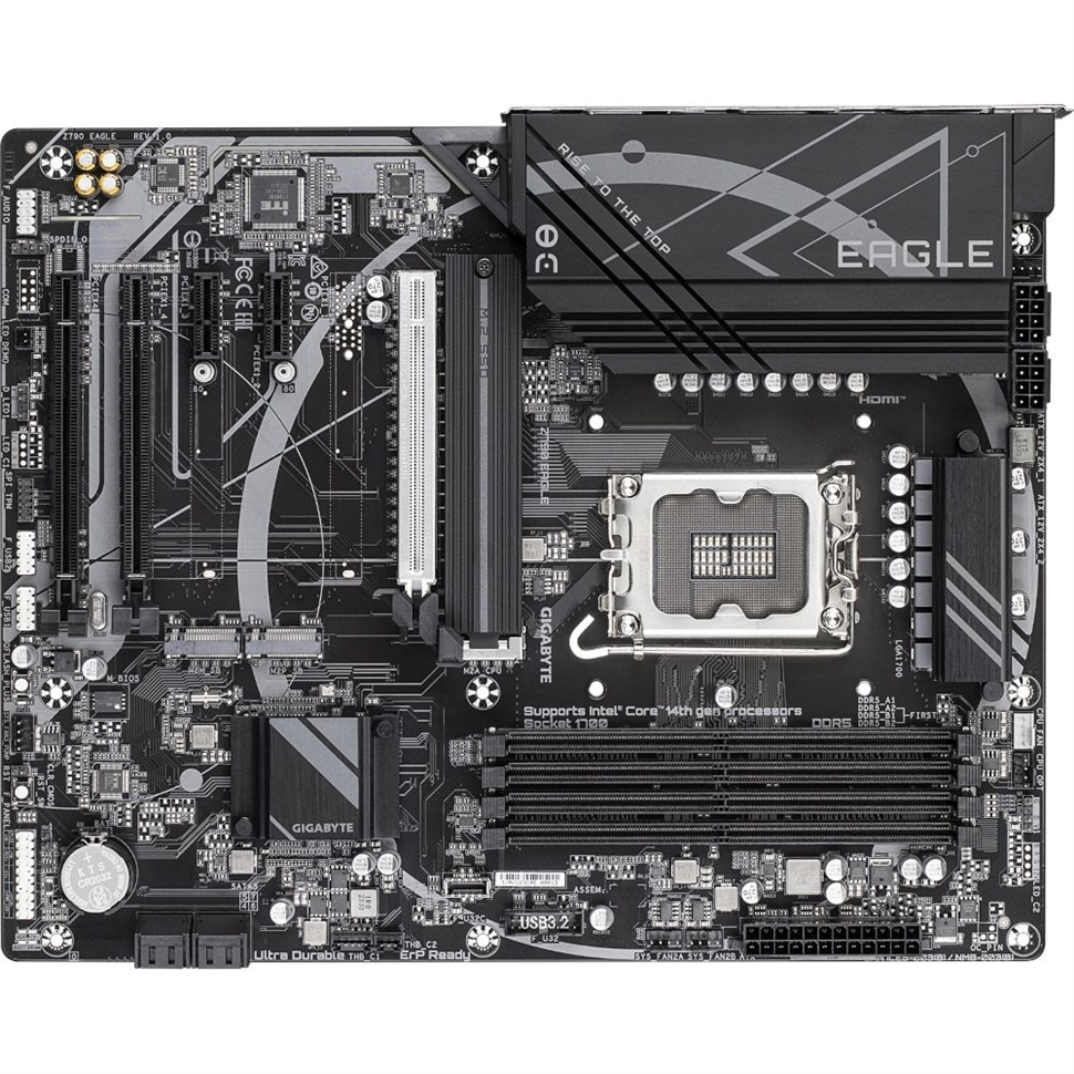 Материнська плата Gigabyte Z790 Eagle Чорна (Black) 206773 фото