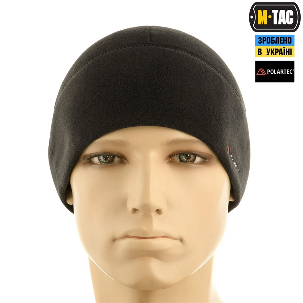 Шапка M-Tac Watch Cap фліс Light Polartec XL Чорна (Black) 221418 фото