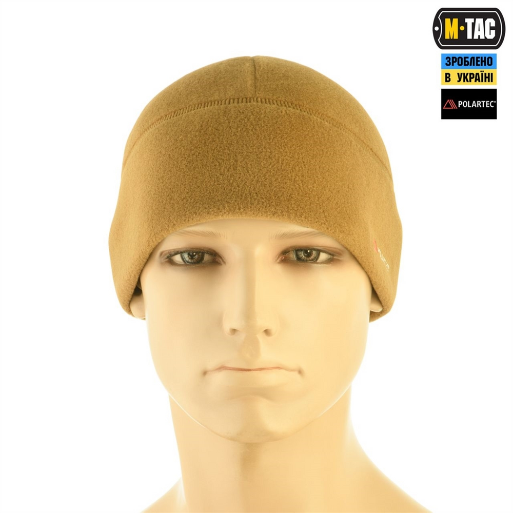 Шапка M-Tac Watch Cap фліс Polartec L Коричнева (Coyote) 221487 фото