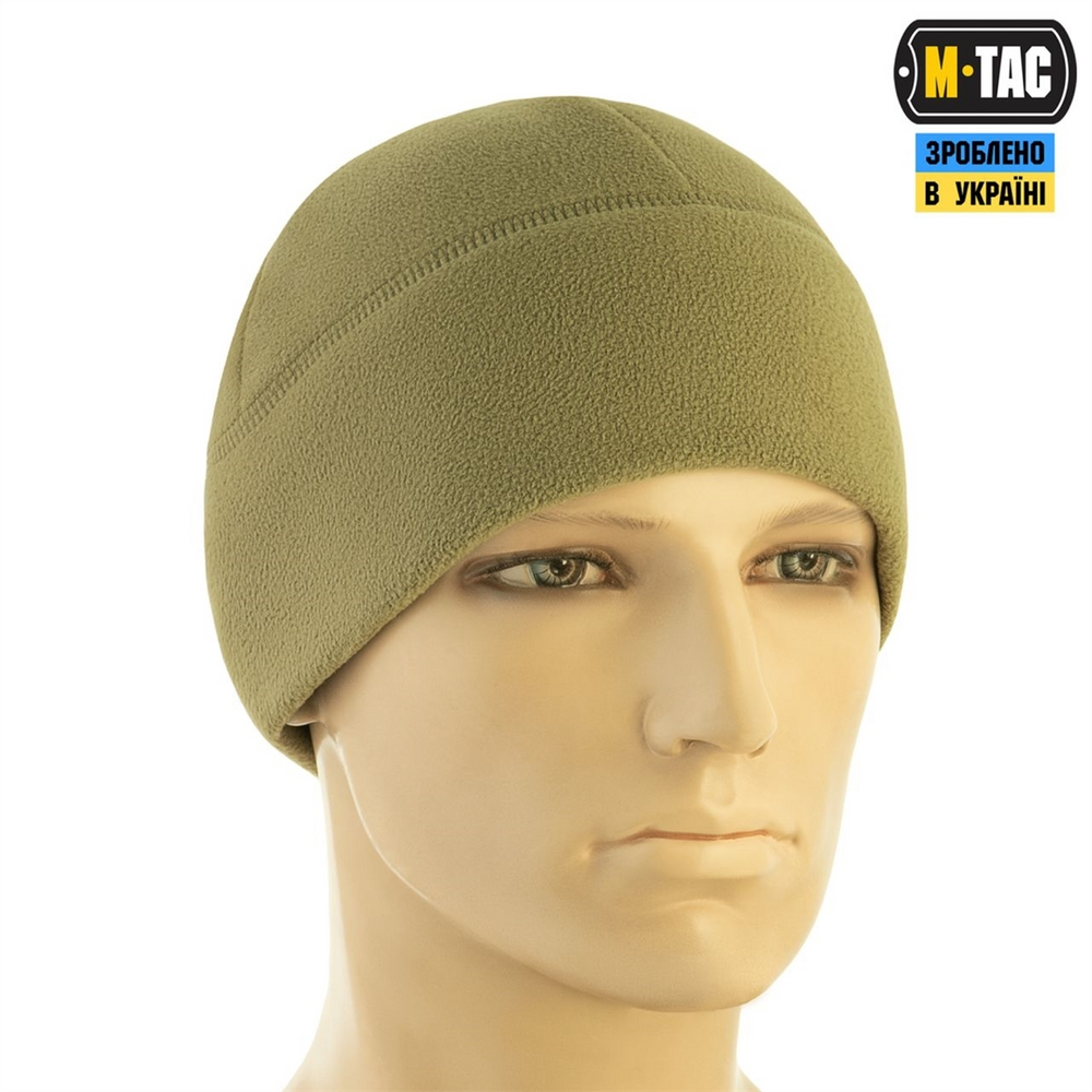 Шапка M-Tac Watch Cap Elite фліс (320г/м2) S Зелена (Tan) 221308 фото