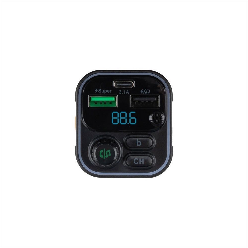 Fm-модулятор Veron MC016 Bluetooth Чорний (Black) 115176 фото