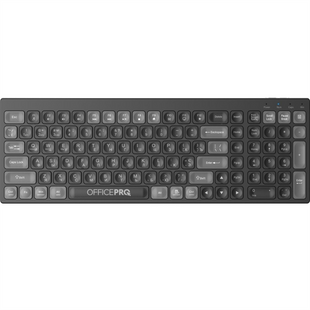Клавіатура бездротова OfficePro SK985B Чорна (Black) 165402 фото