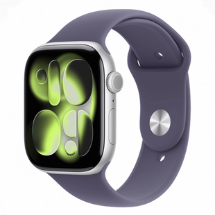 Смарт-годинник Apple Watch Series 11 GPS 42мм Silver Alu. Case w. Purple Fog S. Band - M/L (MEU74) 198940 фото