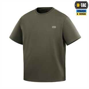 Футболка M-Tac Cotton Hard Oversize Зелена (Ranger Green) (L) 220904 фото