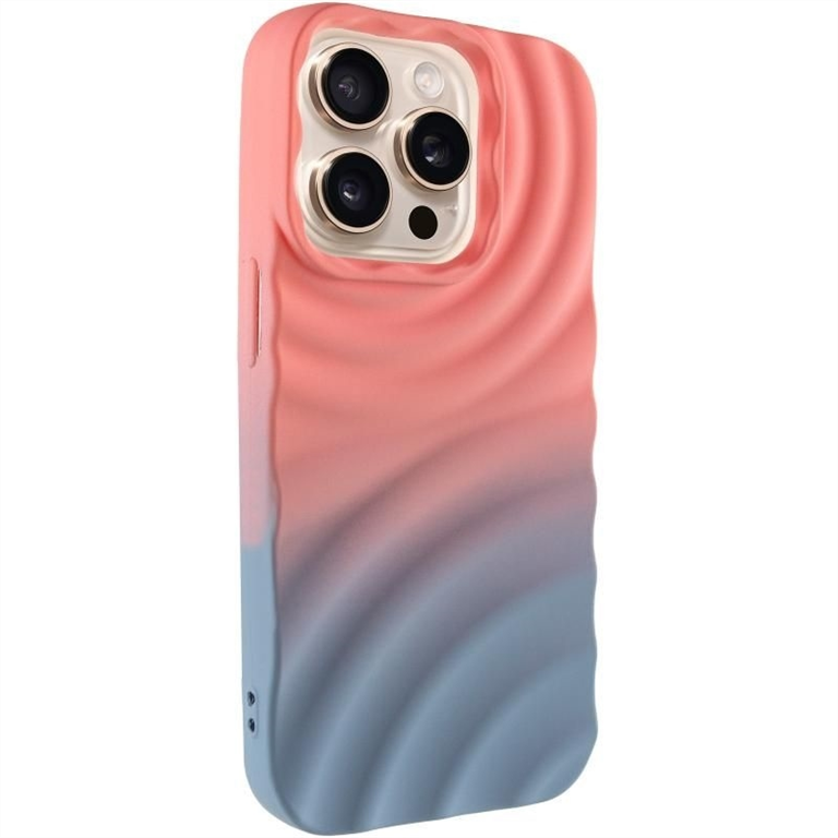 Чохол накладка для iPhone 14 Pro Max TPU ColorWave Помаранчева Сіра (Peach Sky) 163517 фото