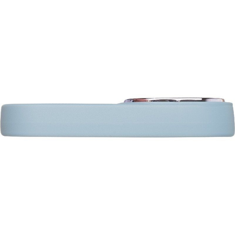 Чохол накладка для iPhone 14 Plus Matte Nano Silicon Magsafe Блакитна (Sky Blue) 182221 фото