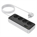 Мережевий фільтр Hoco AC22 Sunlight (PD30W/1C/3A/4xSocket) (3м) Чорний (Black) 166428 фото 3