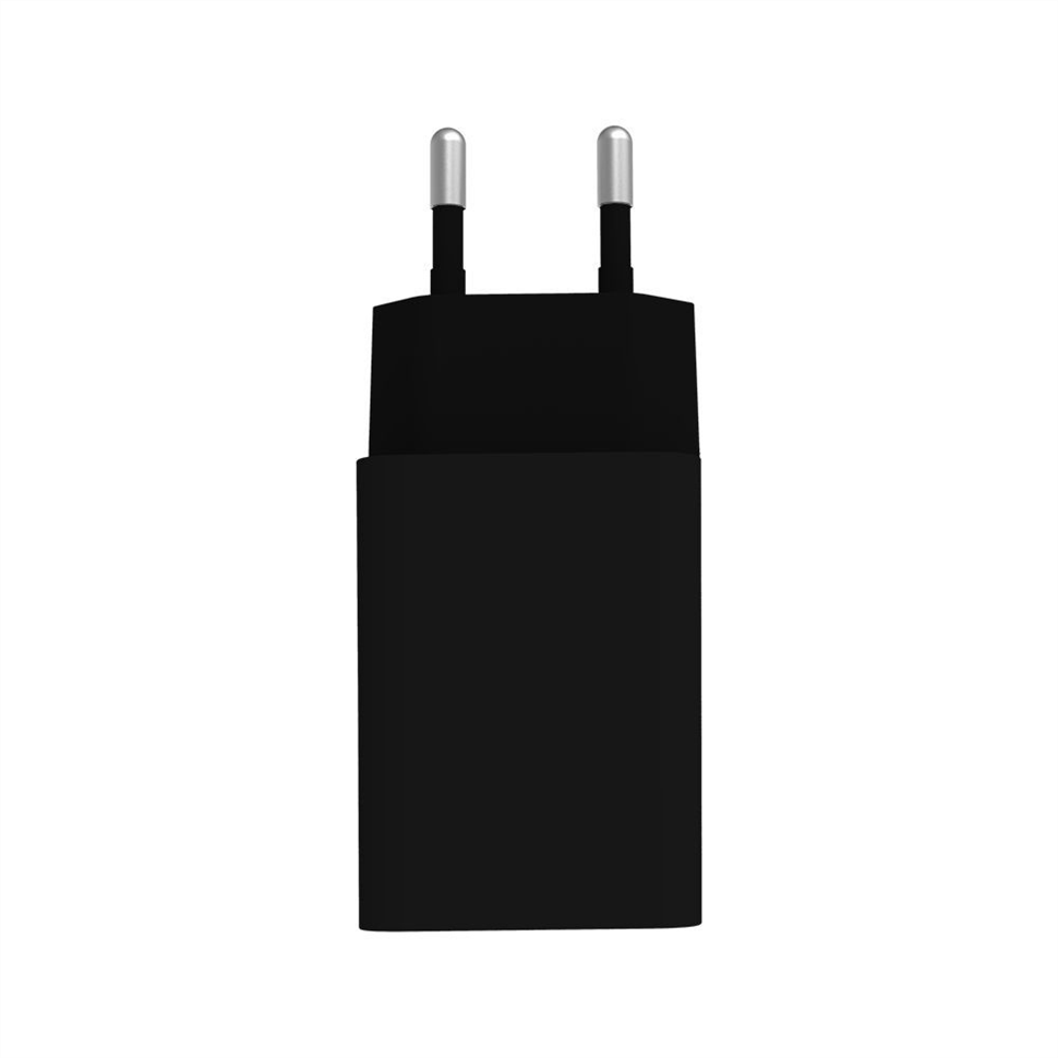 Зарядний пристрій ColorWay (1USBx2A) (CW-CHS012CC-BK) + кабель USB Type-C Чорний (Black) 165843 фото