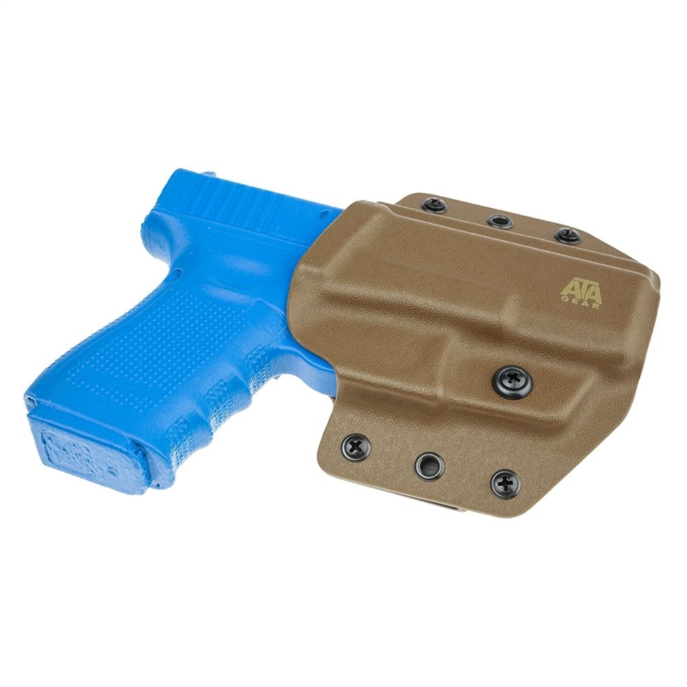 Кобура ATA Gear модель Hit Factor ver.1 для зброї Glock - 19/23/19X/45 Коричнева (Коричнева (Coyote) Brown) правша 226197 фото