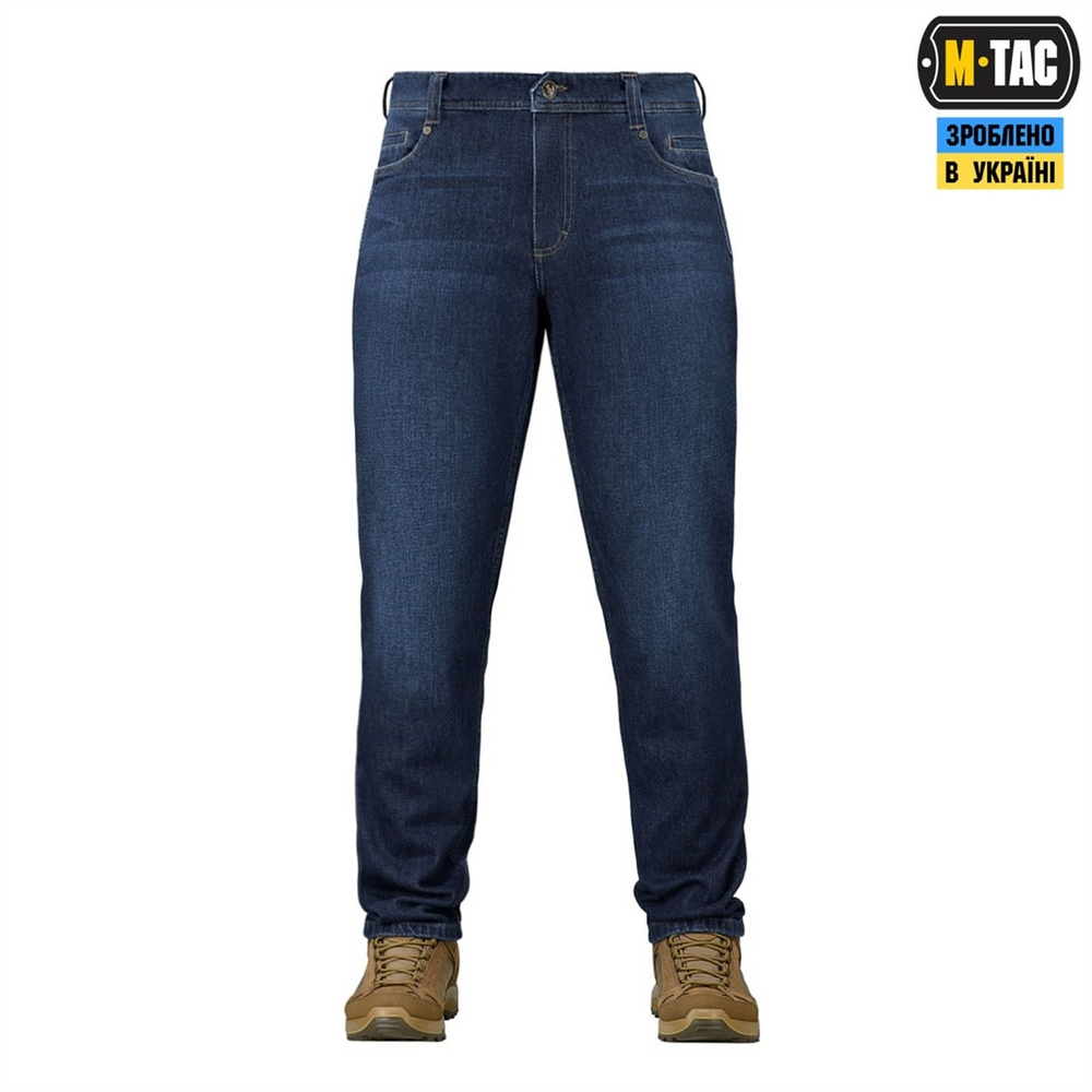 Джинси M-Tac Fighter Сині (Dark Denim) (36/32) 227724 фото