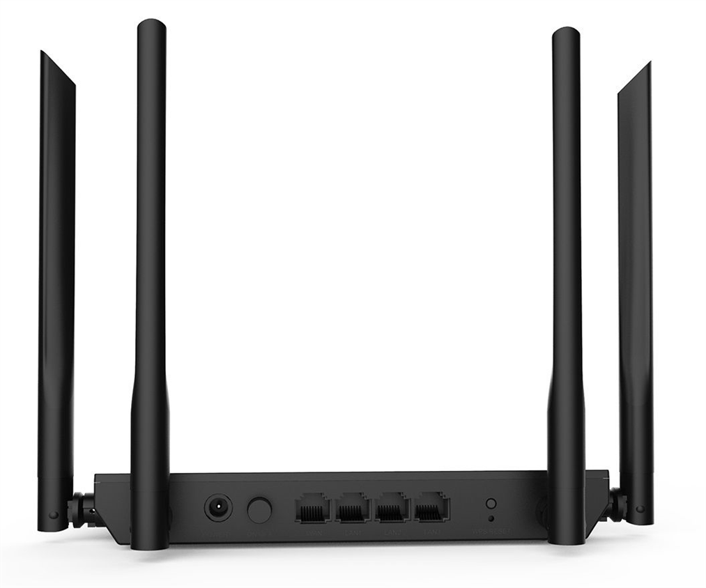 Wi-Fi роутер Netis N3 AC1200, 3xGE LAN, 1xGE WAN, MESH Чорний (Black) 147144 фото