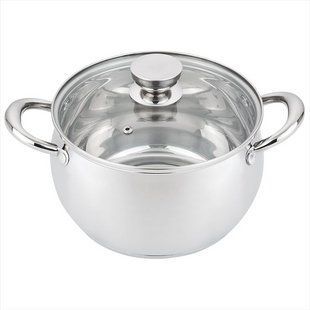 Каструля Pepper SESAME PR-1202-24 24&times;13.5см. 6.1л. Срібна (Silver) 156572 фото