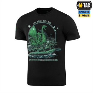 Футболка M-Tac Дракар Чорна (Black) (XS) 235363 фото