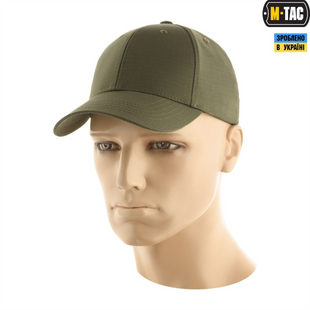 Бейсболка M-Tac Elite Flex ріп-стоп S/M (40520062-S/M) Зелена (Army Olive) 217381 фото