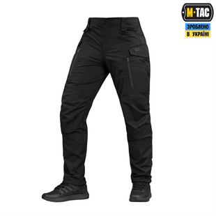 Штани M-Tac Conquistador Gen І Flex Чорні (Black) (26/32) 238286 фото