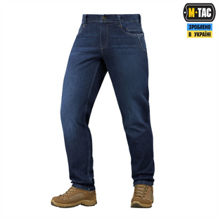 Джинси M-Tac Fighter Сині (Dark Denim) (36/32) 227724 фото