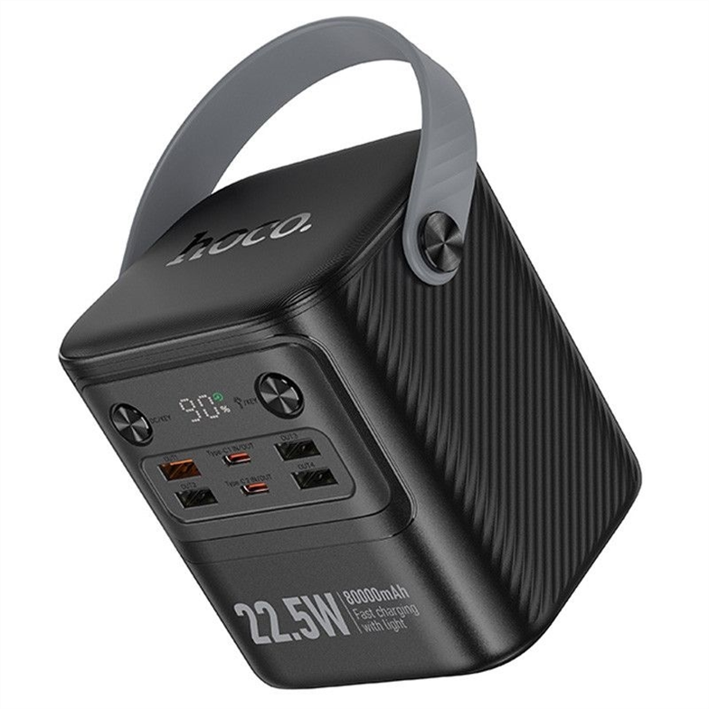 PowerBank 80000 mAh Hoco J152 Tough 22.5W+PD20W Чорний (Black) 245888 фото