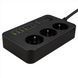 Мережевий фільтр Veron SC12 (4 USB + 2 USB-C + 3 AC) Чорний (Black) 125966 фото 2