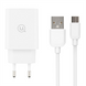 Зарядний пристрій Usams T48 (USB) QC3.0 18A + кабель Type-C Білий (White) 138542 фото 1