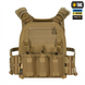 Плитоноска M-Tac Cuirass FAST Elite LARGE Коричневий (Coyote) 224877 фото 3