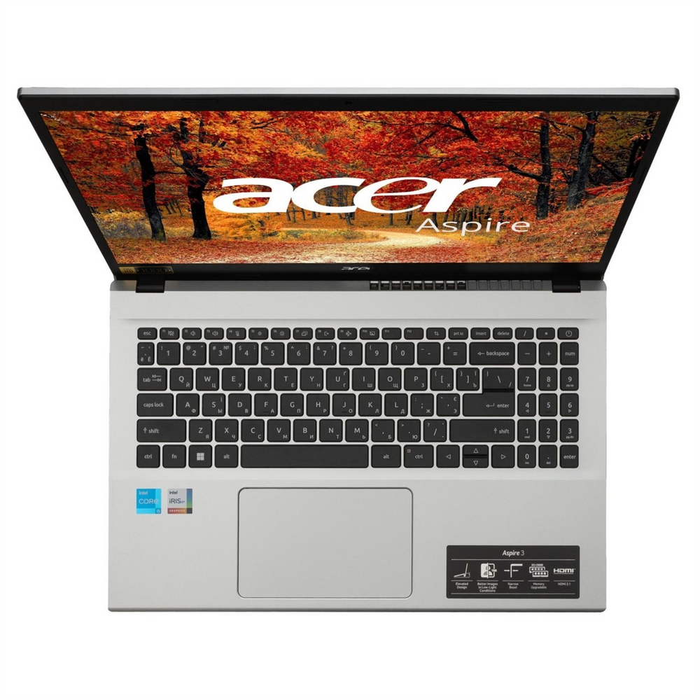 Ноутбук Acer Aspire 3 A315-59-523Z (NX.K6TEU.014) Срібний (Silver) 131293 фото