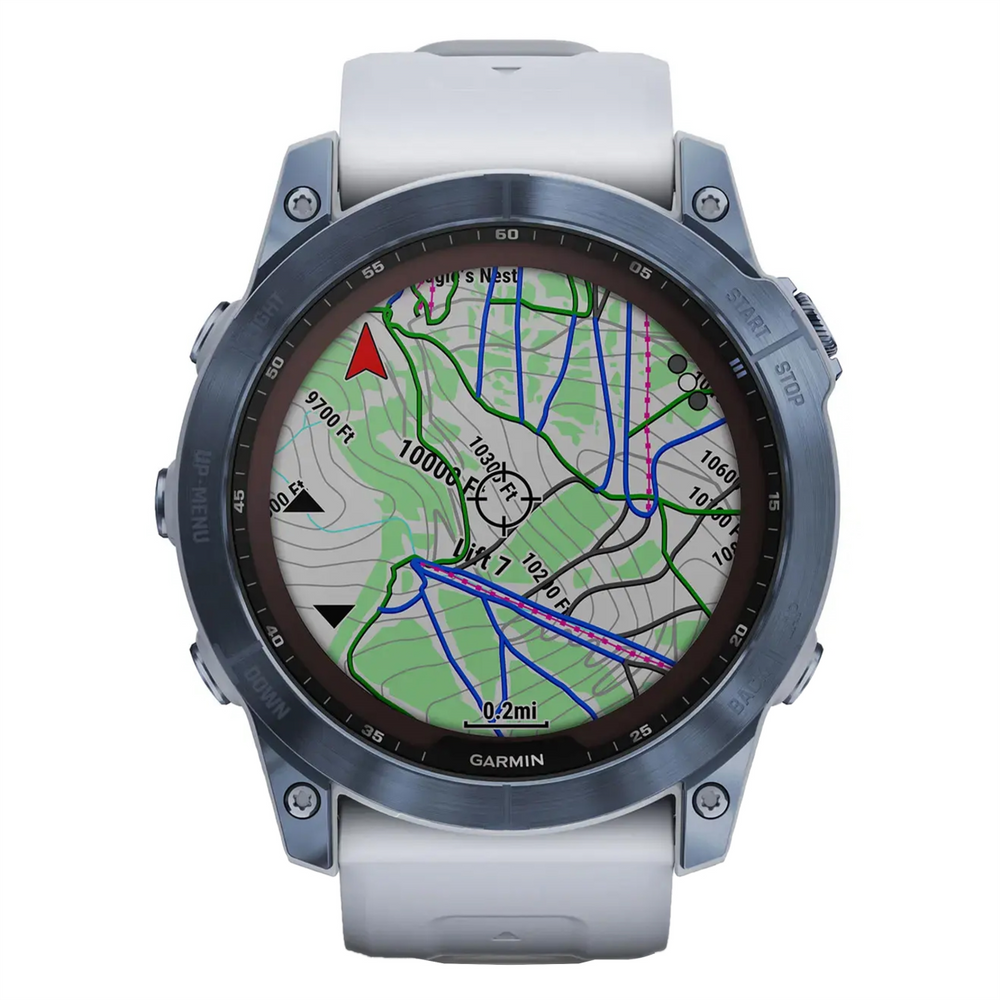 Смарт-годинник Garmin Fenix 7X (010-02541-14,010-02541-15) Блакитний (Mineral Blue) 209939 фото