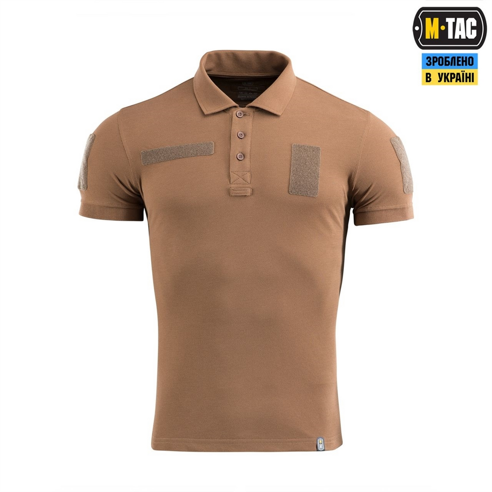 Поло M-Tac тактичне 65/35 Коричневе (Coyote Brown) (3XL) 232277 фото