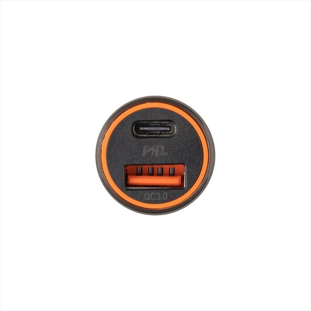 Автомобільний зарядний пристрій Hoco Z46A PD20W + QC3.0 Чорний (Black) 104630 фото