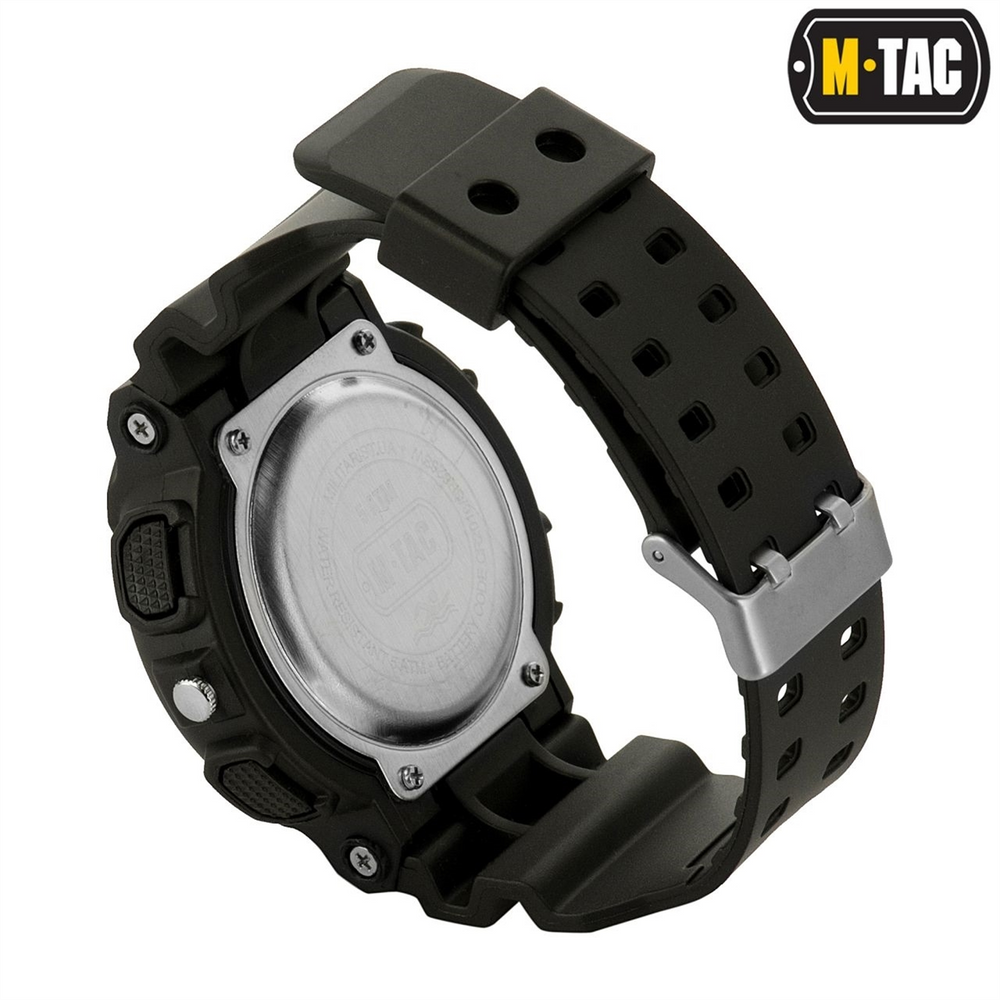 Годинник тактичний M-Tac Sport Чорний (Black) 221232 фото