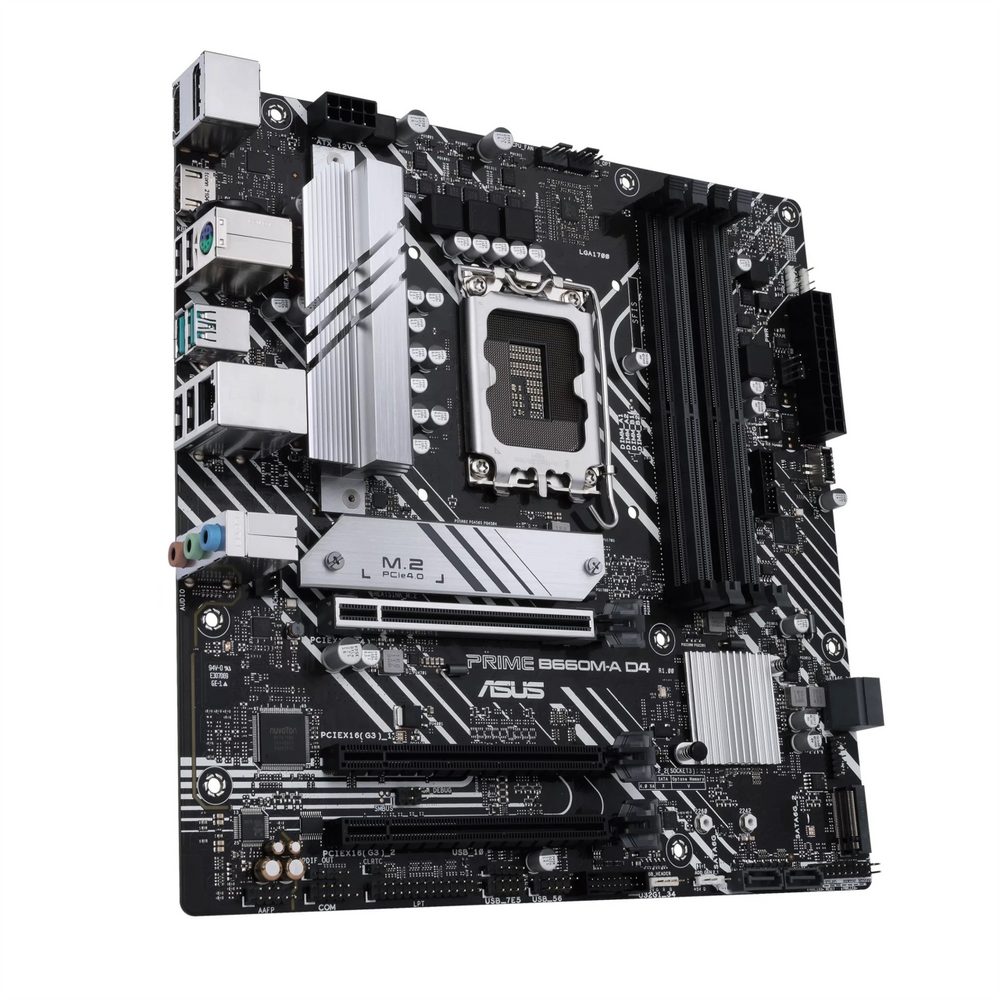 Материнська плата Asus Prime B660M-A WiFi D4 Чорна (Black) 208478 фото