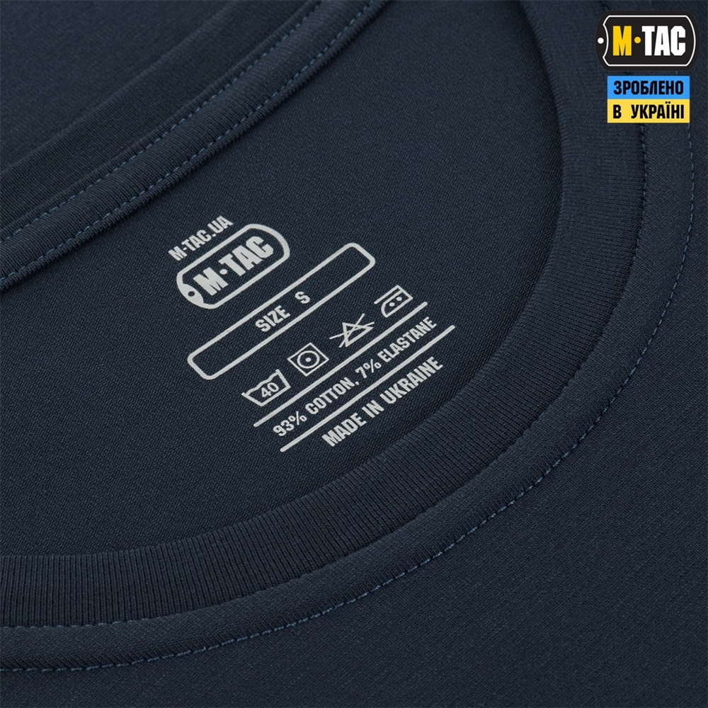 Футболка M-Tac 93/7 Синя (Indigo Blue) (XL) 234371 фото