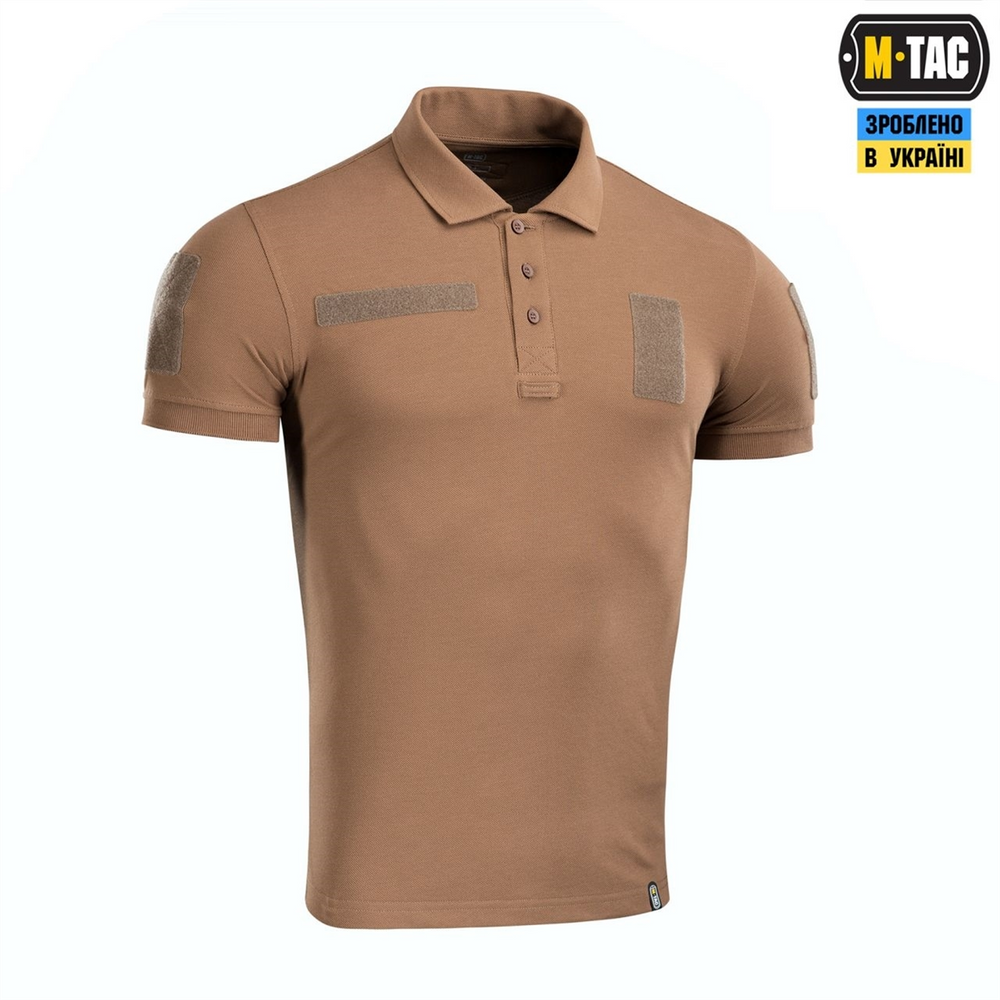 Поло M-Tac тактичне 65/35 Коричневе (Coyote Brown) (3XL) 232277 фото