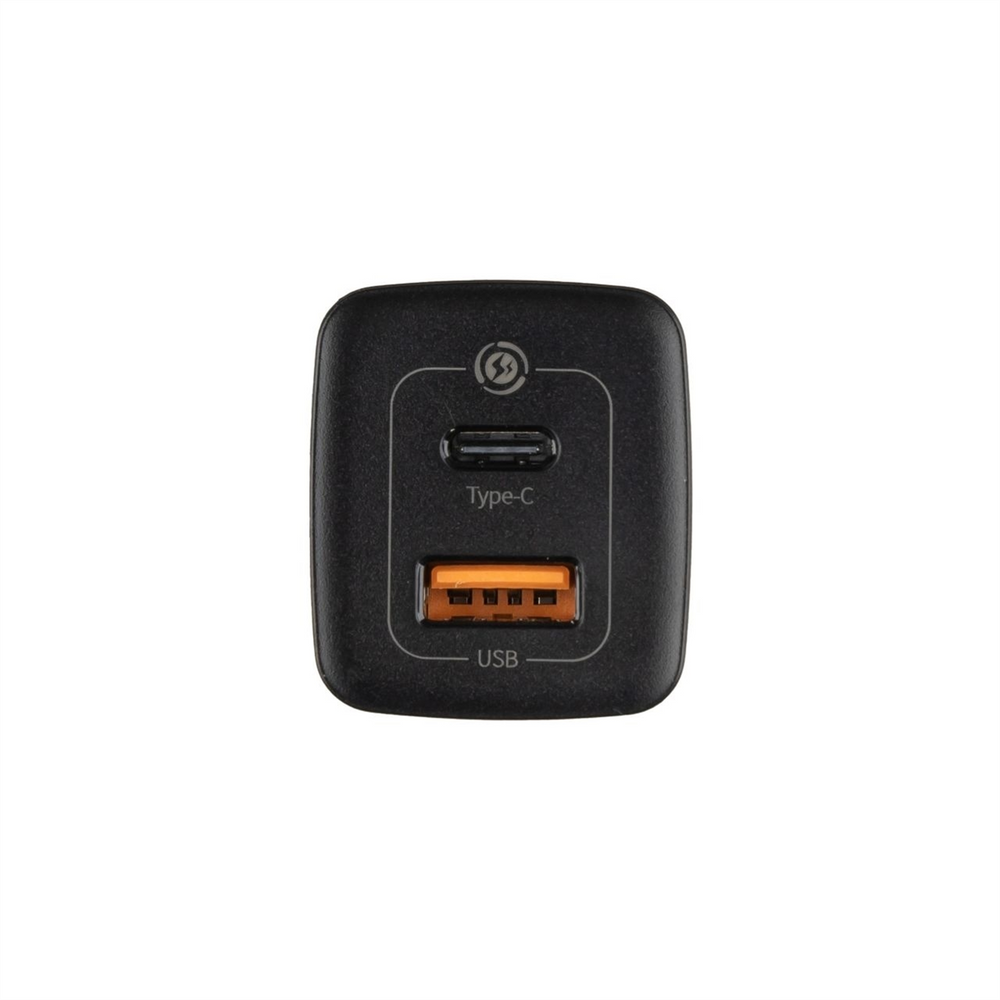 Зарядний пристрій Baseus Gan2 Lite Quick Charger 65W (1Type-C + 1USB) Чорний (Black) 110679 фото