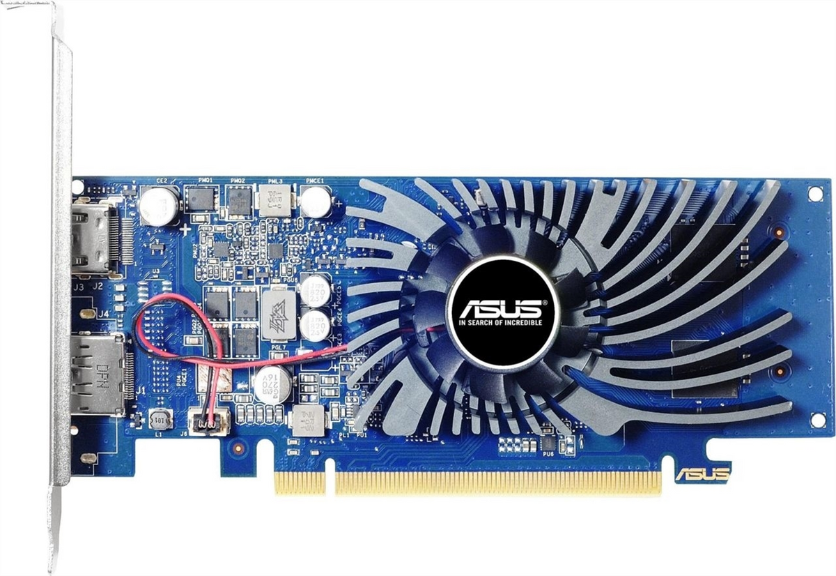 Відеокарта Asus GeForce GT 1030 2GB Чорна (Black) 208235 фото