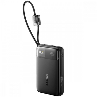 PowerBank 20000 mAh Baseus EnerFill FC11 22.5W with cable Чорний (Black) 246826 фото