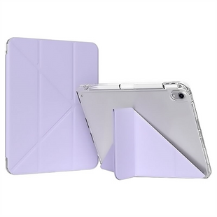 Чохол для планшета BeCover Ultra Slim Origami Transparent з кріпленням для Apple iPad Mini 7 2024 Фіолетовий (Purple) 206002 фото